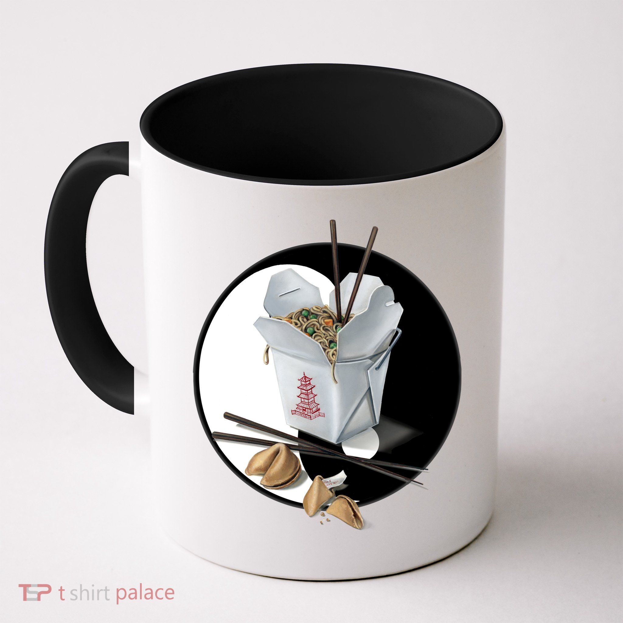Yin Yang Takeout Chinese Mug