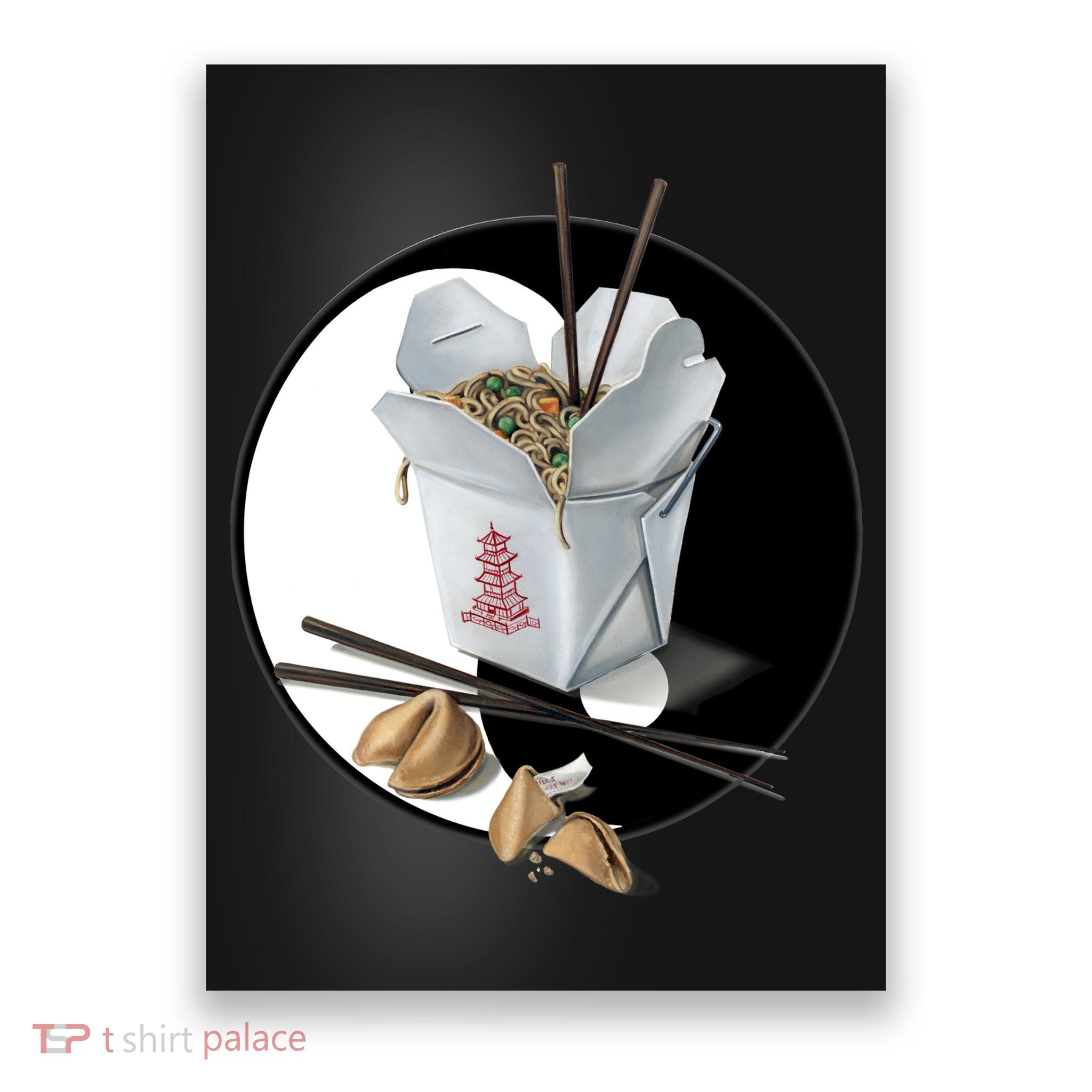 Yin Yang Takeout Chinese Poster