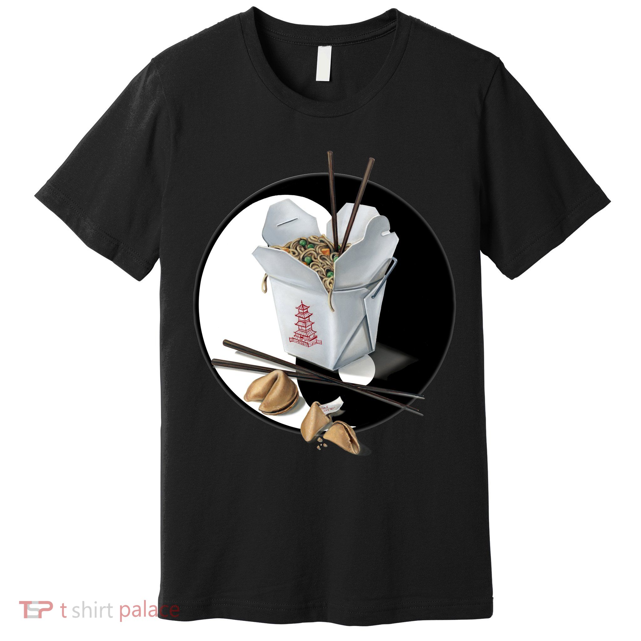 Yin Yang Takeout Chinese Premium T-Shirt
