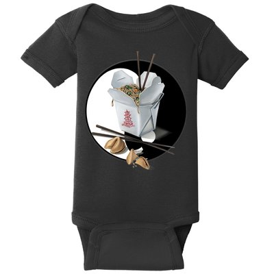 Yin Yang Takeout Chinese Baby Bodysuit