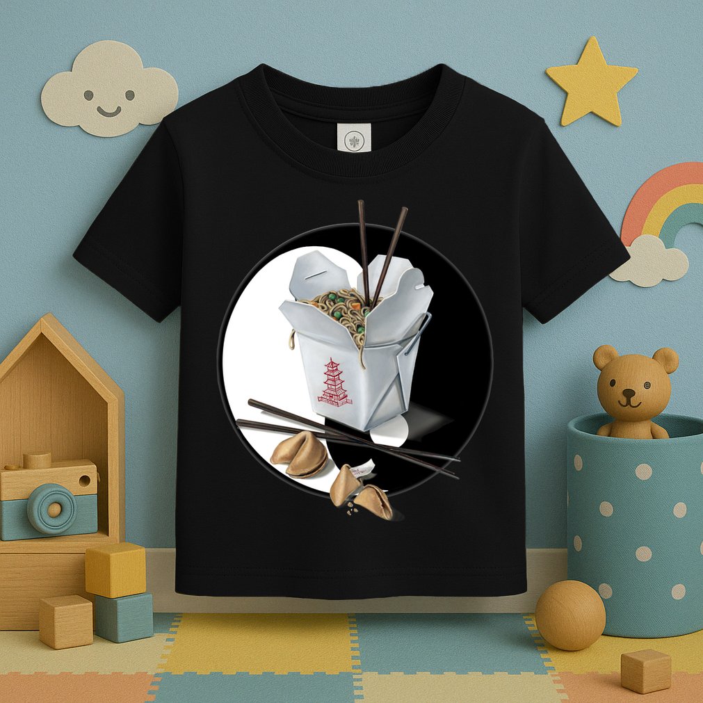 Yin Yang Takeout Chinese Toddler T-Shirt