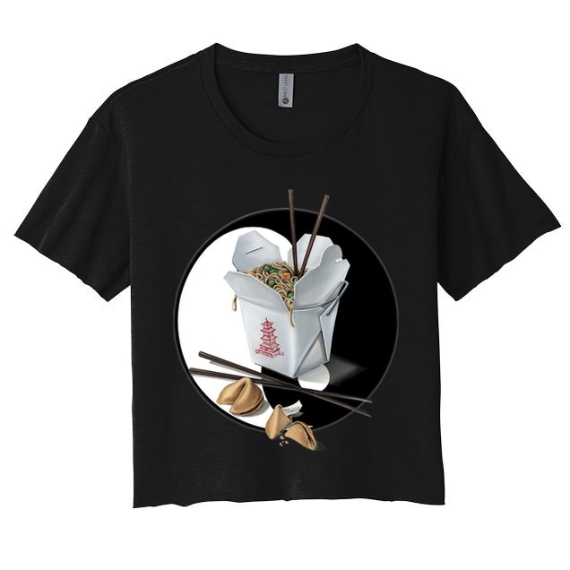 Yin Yang Takeout Chinese Crop Top