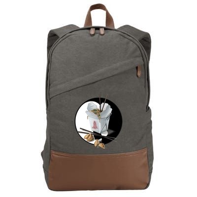 Yin Yang Takeout Chinese Cotton Canvas Backpack