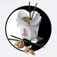 Yin Yang Takeout Chinese Garment-Dyed Sweatshirt