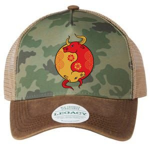 Ying Yang Ox Legacy Tie Dye Trucker Hat