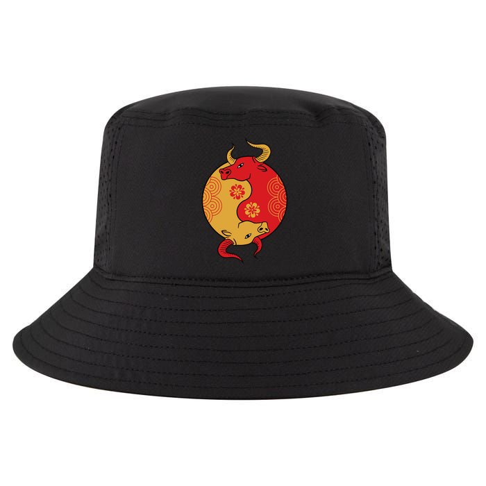 Ying Yang Ox Cool Comfort Performance Bucket Hat