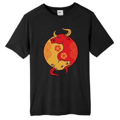 Ying Yang Ox Tall Fusion ChromaSoft Performance T-Shirt