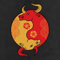 Ying Yang Ox Beanie