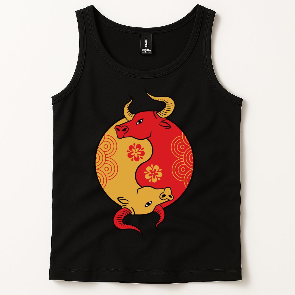 Ying Yang Ox Tank Top