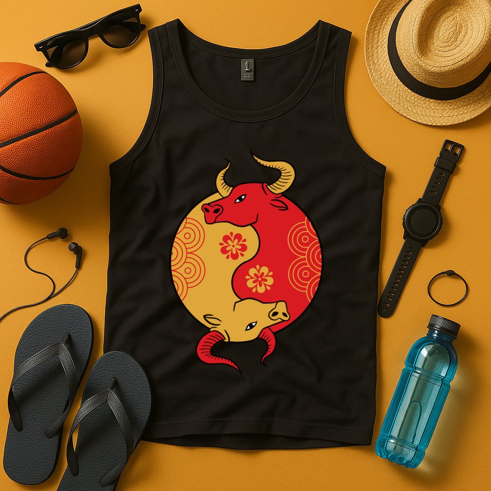 Ying Yang Ox Tank Top