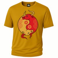 Ying Yang Ox Cooling Performance Crew T-Shirt