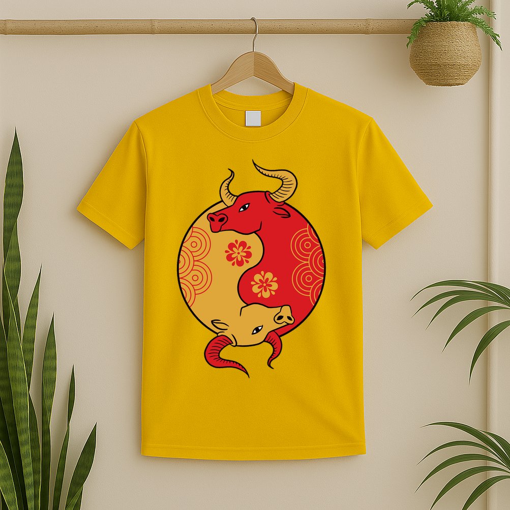 Ying Yang Ox T-Shirt