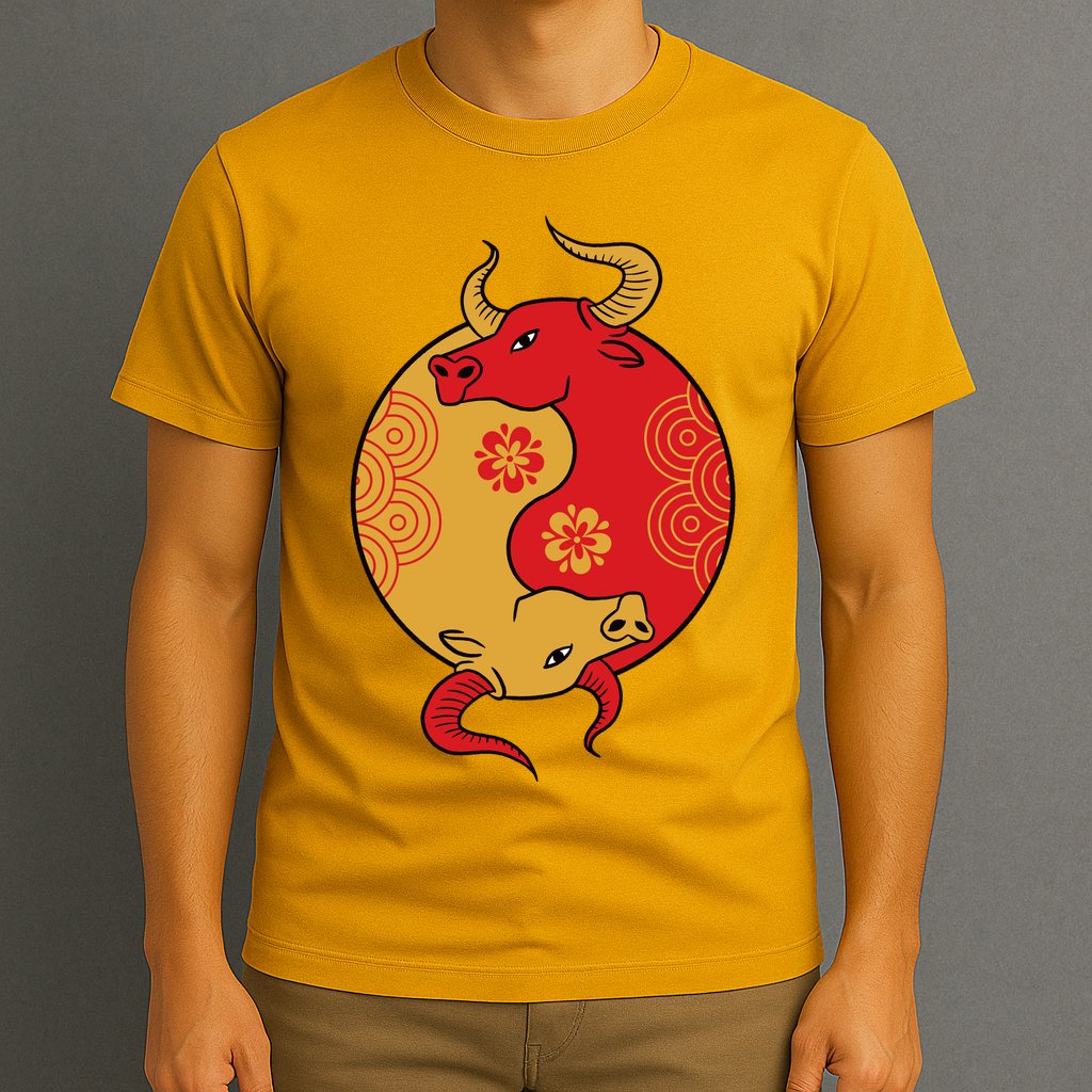 Ying Yang Ox T-Shirt