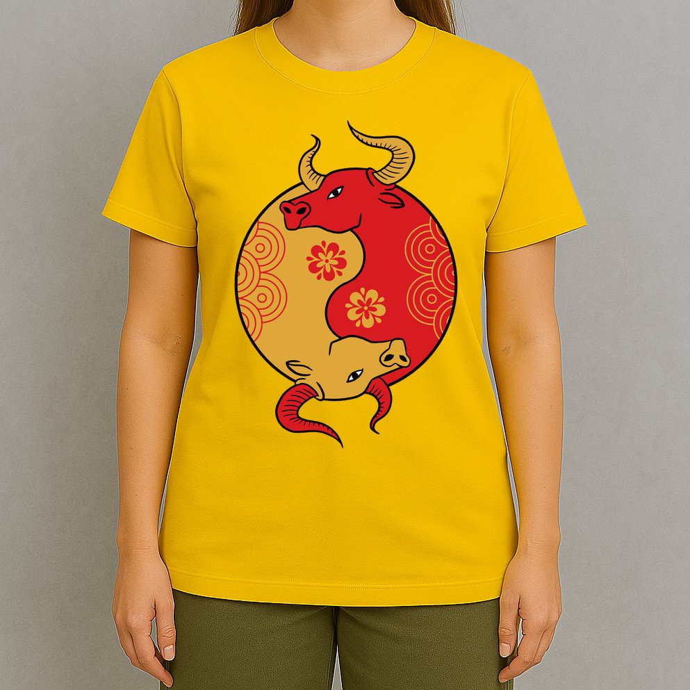 Ying Yang Ox T-Shirt