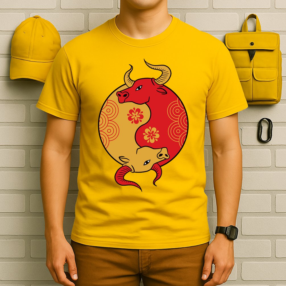 Ying Yang Ox T-Shirt