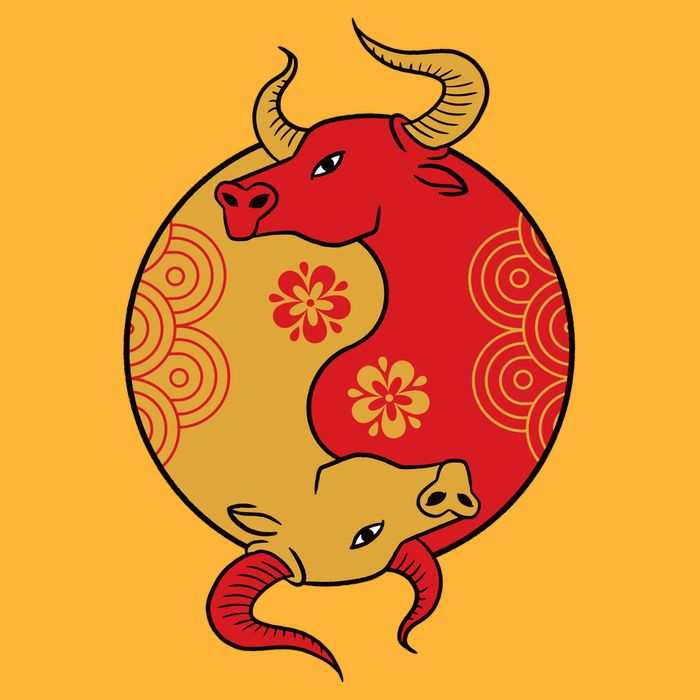 Ying Yang Ox Tall T-Shirt