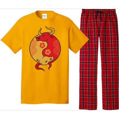 Ying Yang Ox Pajama Set