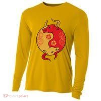 Ying Yang Ox Cooling Performance Long Sleeve Crew