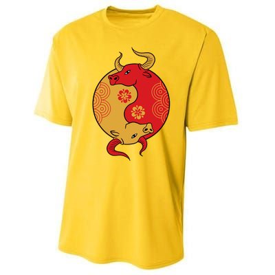 Ying Yang Ox Performance Sprint T-Shirt