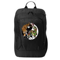 Ying Yang Tiger Dragon City Backpack