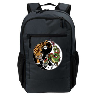 Ying Yang Tiger Dragon Daily Commute Backpack