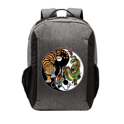 Ying Yang Tiger Dragon Vector Backpack