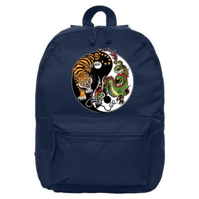 Ying Yang Tiger Dragon 16 in Basic Backpack