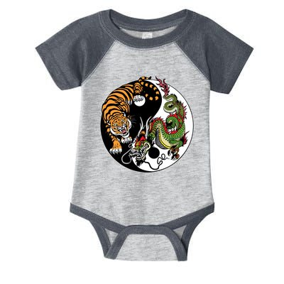 Ying Yang Tiger Dragon Infant Baby Jersey Bodysuit