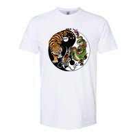 Ying Yang Tiger Dragon Softstyle CVC T-Shirt