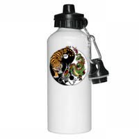 Ying Yang Tiger Dragon Aluminum Water Bottle