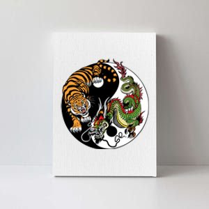 Ying Yang Tiger Dragon Canvas