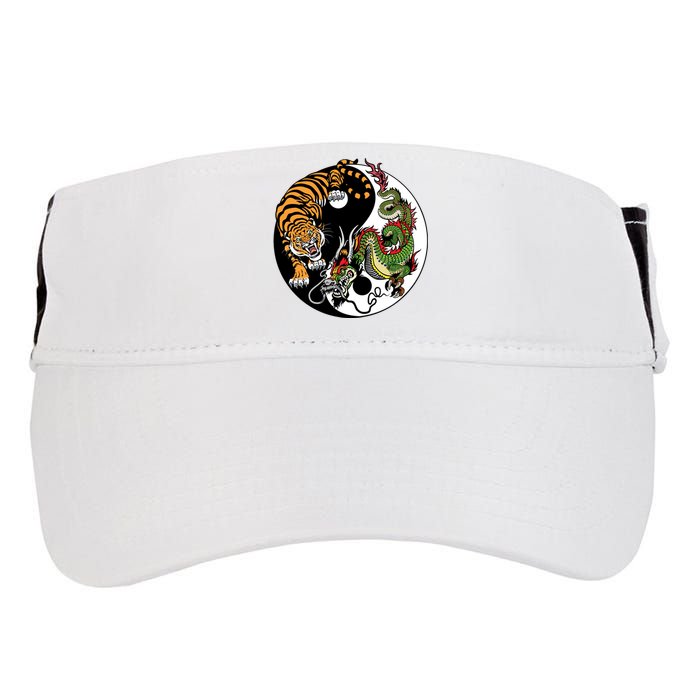 Ying Yang Tiger Dragon Adult Drive Performance Visor