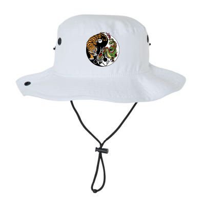 Ying Yang Tiger Dragon Bucket Hat