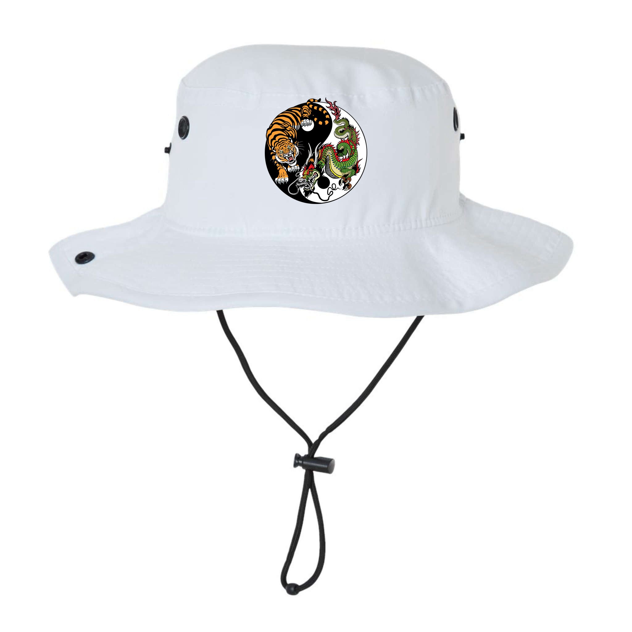 Ying Yang Tiger Dragon Bucket Hat