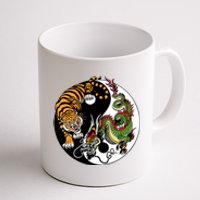 Ying Yang Tiger Dragon Coffee Mug