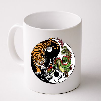 Ying Yang Tiger Dragon Mug
