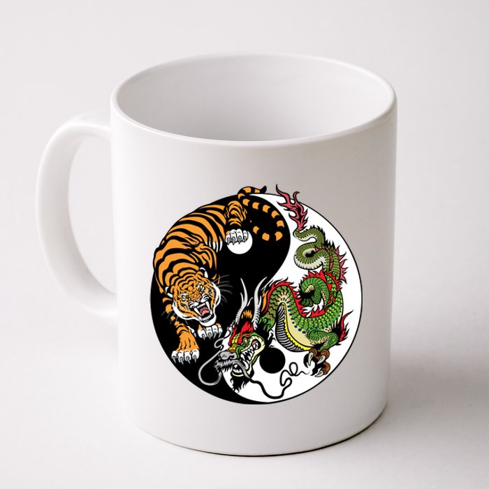 Ying Yang Tiger Dragon Coffee Mug