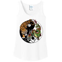 Ying Yang Tiger Dragon Ladies Essential Tank