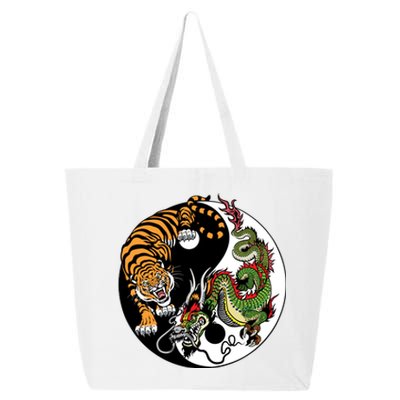 Ying Yang Tiger Dragon 25L Jumbo Tote