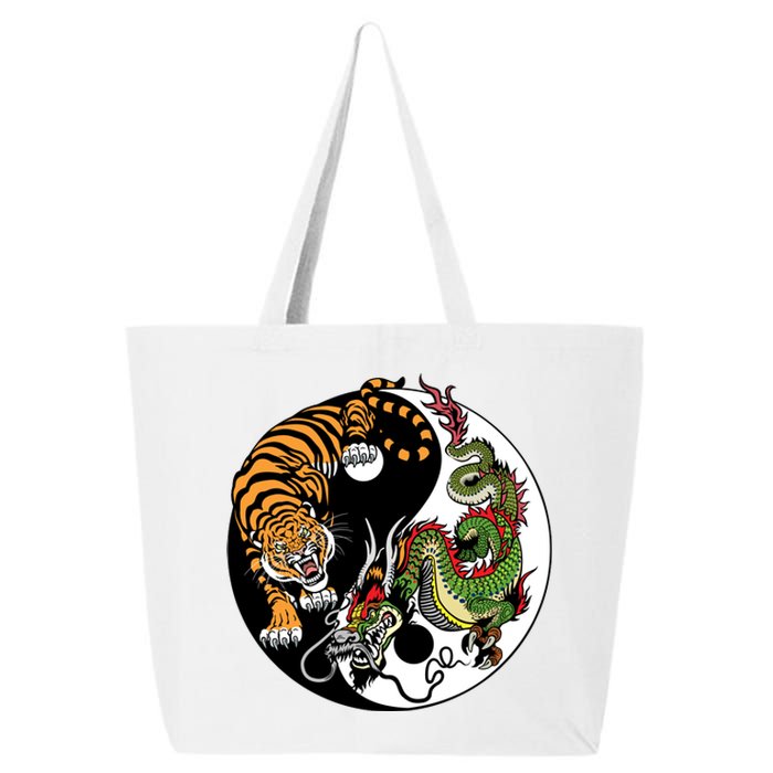 Ying Yang Tiger Dragon 25L Jumbo Tote