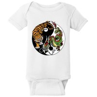 Ying Yang Tiger Dragon Baby Bodysuit