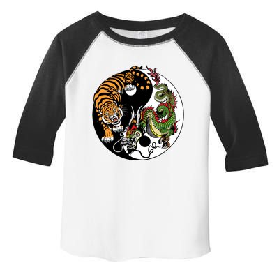 Ying Yang Tiger Dragon Toddler Fine Jersey T-Shirt