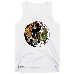 Ying Yang Tiger Dragon Tank Top