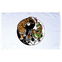 Ying Yang Tiger Dragon Microfiber Hand Towel