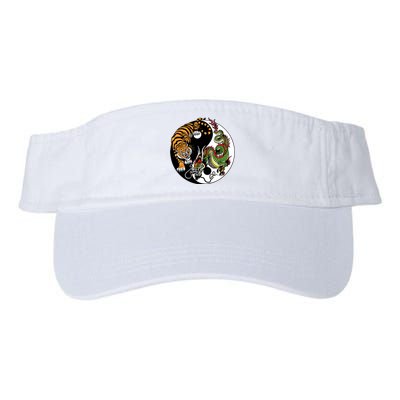 Ying Yang Tiger Dragon Valucap Bio-Washed Visor