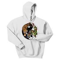 Ying Yang Tiger Dragon Kids Hoodie