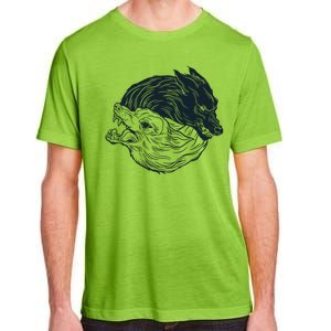 Ying Yang Wolves Adult ChromaSoft Performance T-Shirt