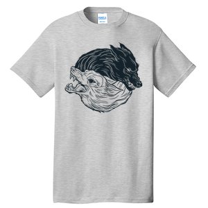 Ying Yang Wolves Tall T-Shirt