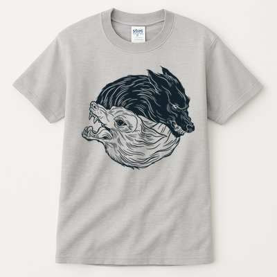 Ying Yang Wolves Tall T-Shirt