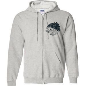 Ying Yang Wolves Full Zip Hoodie